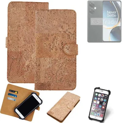 Produktbild von K-S-Trade Hülle kompatibel mit OnePlus Nord N30 5G  Kork Handyhülle Cover  Schutzhülle TPU Case Bumper in Hellbraun, (1x)