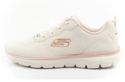 Produktbild von Skechers WIP 150291-NAT in Natural Mesh/Duraleather/Peach Trim color size 38.5