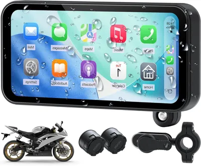 Produktbild von GPS für Motorräder - Motorradnavigation - Navigationssystem - CarPlay GPS - Android Auto GPS