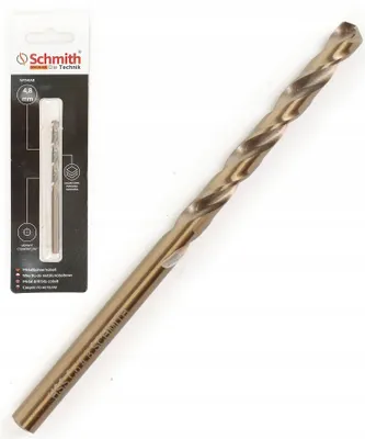 Zdjęcie produktu dla SCHMITH Wiertło kobaltowe Wiertło kręte Wiertło ze stali nierdzewnej Wiertło do metalu Wiertło kobaltowe 4,8 mm
