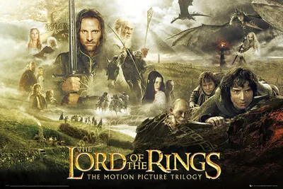 Produktbild von Herr der Ringe Poster Trilogie 91,5 x 61 cm