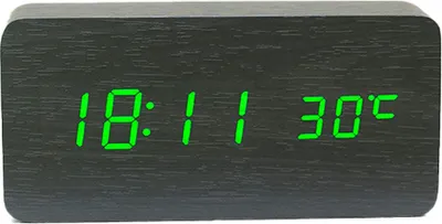 Obrázok produktu pre INF Digitálny LED budík zelená
