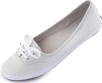 Produktbild von Keds Teacup Polyester Stripe Silberne Schuhe