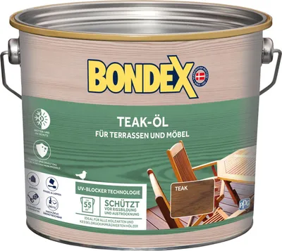 Produktbild von Bondex Teak-Öl Teak 2,50 l - 330059