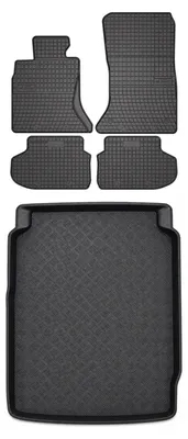 Immagine prodotto di Tappetini gomma SolidPRO + bagagliaio per BMW Serie 5 F10 2010-2017 5 pezzi