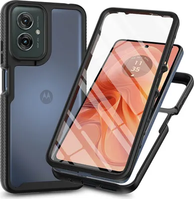Produktbild von Hülle für Motorola Moto G55 Hülle 360 Grad Handyhülle Integriertem Displayschutz