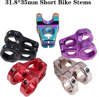 Obrázek produktu pro 31.8 * 35 mm krátké stonky pro jízdní kola z hliníkové slitiny Stonek řídítek pro silniční kolo Mountain Bike