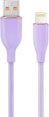 Produktbild von Gembird CC-USB2S-AM8PM-1.5M-P, 1,5 m, Lightning, USB A, Männlich, Männlich, Violett