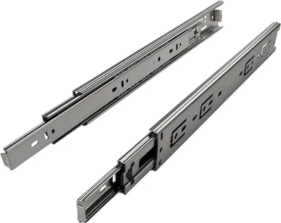 Image de RAILS POUR TIROIRS À EXTRACTION TOTALE AVEC FERMETURE AMORTI 50 cm