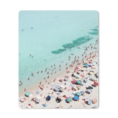 Produktbild von MuchoWow® Mauspad Mousepad Meer - Strand - Sonnenschirme - Blau - Sommer 30x40 cm - Mousepads - Maus Mat - Pad - Mausunterlage - Mausmatten
