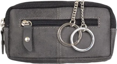Produktbild von Pride and Soul Schlüsseletui RFID mit Datenschutzfolie Leder grau ca. 12,5 x 6 x 2 cm 47256