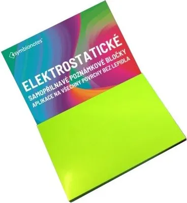 Zdjęcie produktu dla Notatniki elektrostatyczne SYMBIO Symbionotes/ 70x100 mm/ zielone/ opakowanie 100 szt