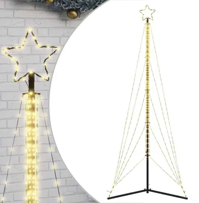 Produktbild von vidaXL LED Weihnachtsbaum 525 LEDs Warmweiß 302 cm