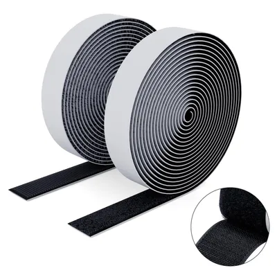 Obrázek produktu pro Samolepicí suchý zip, 16 mm x 3 m, oboustranný, silná přilnavost pro hladké povrchy