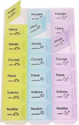 Obrázok produktu pre TORO Dávkovač liekov na 7 dní – ráno / na obed / večer_EXTUTC