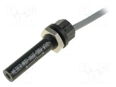Immagine prodotto di 1x Contatto a lamella, dimensioni Ø6,6 x 39,6 mm, campo di rilevamento: 25÷30 mT, 0,5 A, relè a lamella MK07-1A66E-500W