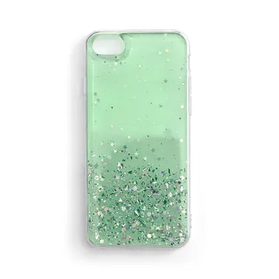 Produktbild von Wozinsky Star Glitter Shiny Cover Case mit Glitzer für Samsung Galaxy S21 + 5G (S21 Plus 5G) grün Handyhülle