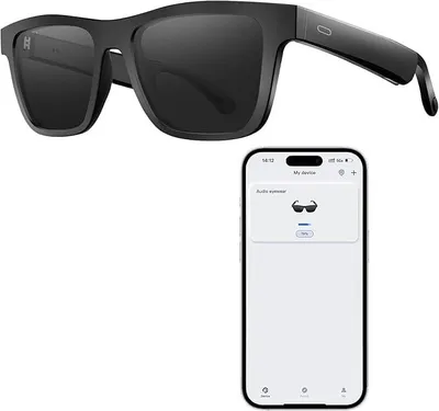 Produktbild von FIRE BULL Intelligente Bluetooth‑Brille, KI‑Übersetzer 11 Sprachen, Blaulicht‑ & UV‑Schutz, polarisierte Linse, für Damen & Herren