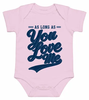 Produktbild von As Long As You Love Me 90er Musik Boyband Fan Geschenk Neunziger Baby Body, Pink, 6/12