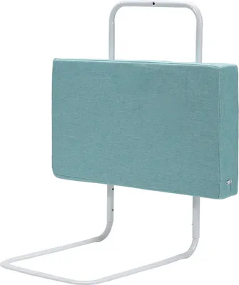 Produktbild von Yakimz Bettgitter Bettschutzgitter für Kinder 50cm 5-Loch Höhenverstellbar Rausfallschutz Absturzsicheres Weiche Bettgitter mit Abnehmbarem grün