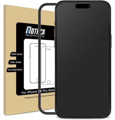 Produktbild von Panzer Matt Glas für iPhone 14 Pro Max (6,7 Zoll) Display Schutzfolie Blendschutz Anti-Fingerabdruck 1 Stück