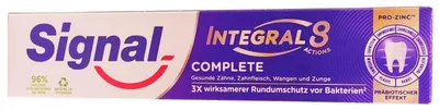 Produktbild von Signal Integral 8 Complete, Universal, 75 ml, Erwachsener, Paste (Substanz), Hydrogenated Starch Hydrolysate, Aqua, Hydrated Silica, Sodium Lauryl Sulfate, PEG-32, Aroma,...