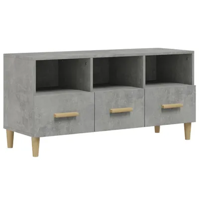 Produktbild von vidaXL TV-Schrank Betongrau 102x36x50 cm Holzwerkstoff
