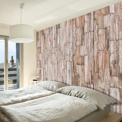 Immagine prodotto di PURO TAPETE - Carta da parati realistica effetto pietra senza ripetizione e sfalsamento Rotolo di carta da parati in tessuto non tessuto da 10 m Carta da parati moderna design murale - Pietre f-A-0208-j-b