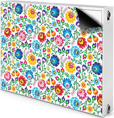 Produktbild von Magnet Heizkörperabdeckung Heizkörperverkleidung Verkleidung Abdeckung 90x60 cm  - Volkskunst