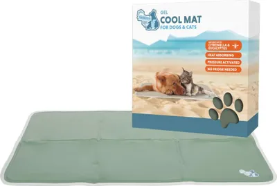 Immagine prodotto di Coolpets Gel Cooling Mat Verde oliva L