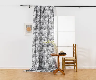 Obrázok produktu pre Dizajnový záves FLOCUS 140x270 cm, vzorovaný Zavesenie: Riasiaca páska