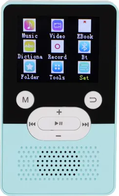 Obrázok produktu pre T9 MP4 prehrávač 1,8-palcový farebný displej Bezstratový zvuk MP3 prehrávač s Bluetooth 4.2 Podporuje rozšírenie pamäťovej karty Modrá 16GB