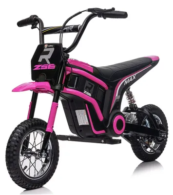 Produktbild von Elektro - Kindermotorrad Dirtbike Hurricane - 24V - met Luftreifen - Rosa