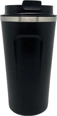 Zdjęcie produktu dla Kubek do kawy ze stali nierdzewnej MICHELINO 380ml seria Marie czarny