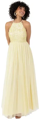 Produktbild von Maya Deluxe Damen Womens Ladies Bridesmaid Maxi Dress Halter Neck Sequin Embelli
