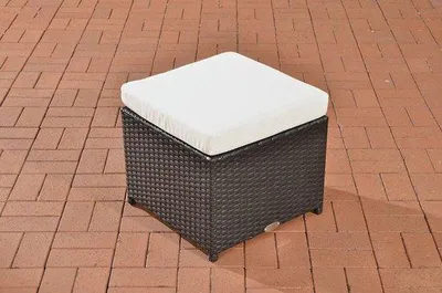Immagine prodotto di Sdraio da giardino - Panchina - Sdraio da esterno - Per il giardino - Mobili da giardino - Crema/Bianco - 47x47x35 cm