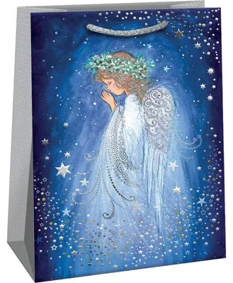Obrázek produktu pro Taška papírová Lux, dárková vánoční, 30x14x42 cm, design 0146