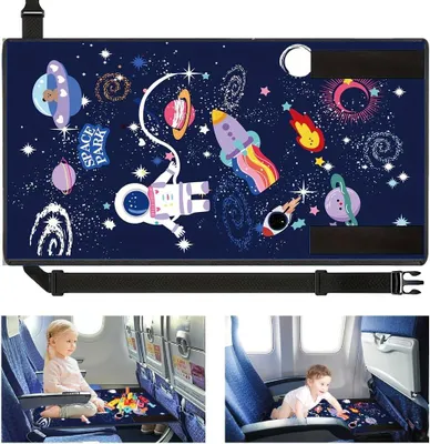 Produktbild von Klappbarer Kindersitz Fußstütze Blau 77x44cm