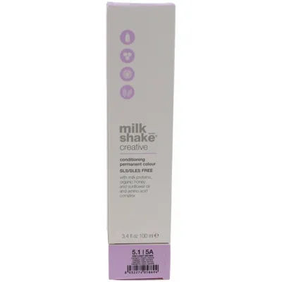 A product shot of a milk shake creative color box.