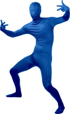Immagine prodotto di RUBIE'S 2nd Skin Blu Adulto, taglia XL