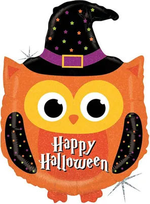 Produktbild von Shape Folienballon "Halloween Eule" | 81 cm