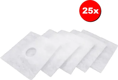 Produktbild von 25x Trade-Shop Ersatzfilter / Filtermatte / Staubfilter kompatibel mit Helios ELS-VEI 60, ELS-VE 60/40, ELS-VE 100, ELS-VEZ 100/60, ELS-VEF 60, ELS-WF