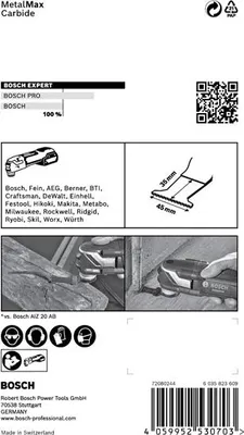 Produktbild von EXPERT MetalMax AIZ 45 AIT Tauchsägeblatt für Multifunktionswerkzeuge, 45 mm