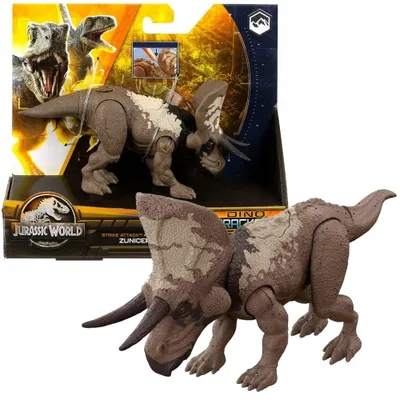 Immagine prodotto di Mattel HLN63 Jurassic World Strike Attack Dino Zuniceratops