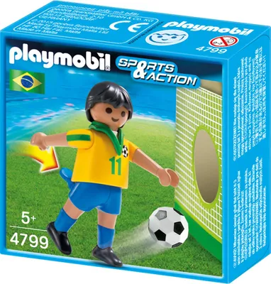 Image de PLAYMOBIL 4799 Joueur de football Brésil