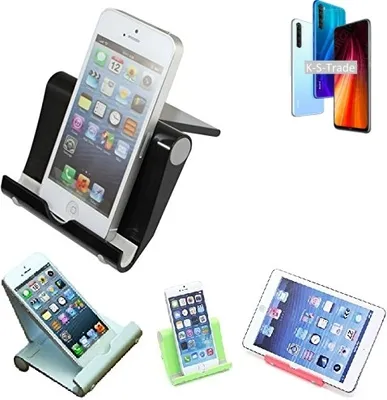 Produktbild von K-S-Trade Handy-Ständer kompatibel mit Xiaomi Redmi Note 8 2021 faltbarer Tischständer Smartphone Tablet Halterung Reise