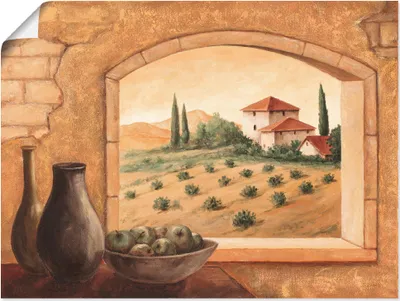 Produktbild von ARTland Poster Toskana Größe: 40x30 cm