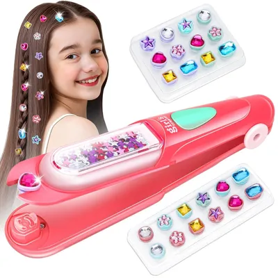 Produktbild von DIY-Set für Haarschmuck mit Strasssteinen für Mädchen