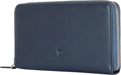 Produktbild von Leder Geldbörse Damen & Herren mit RFID Schutz, echtes Nappaleder Wallet, 16 Kartenfächer, Münzfach, elegant, langlebig, Geschenkbox