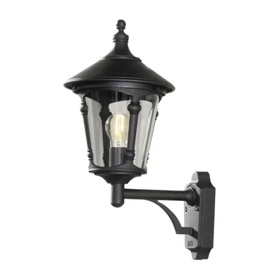 Produktbild von Konstsmide Virgo Up schwarz lackiertes Aluminium, rauchfarbenes Acrylglas, Hand EU 571-750